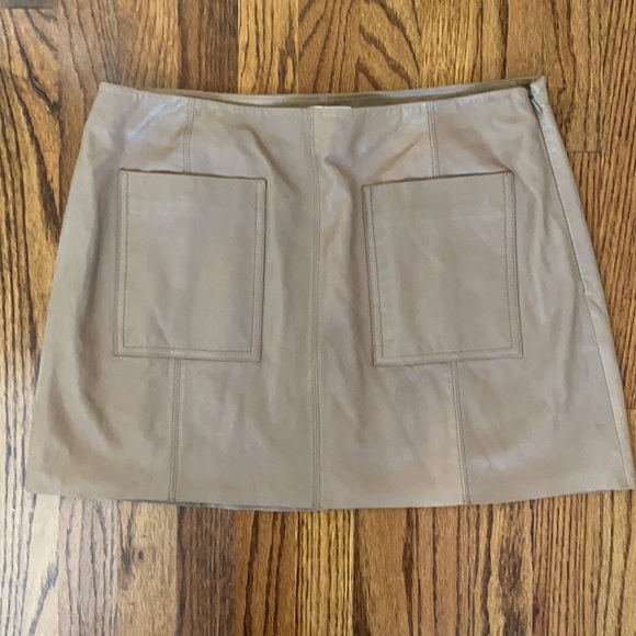 Joie Leather Skirt - Picture 1 of 4